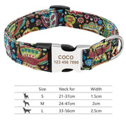 Personalized Adjustable Nylon Dog\Cat Collar