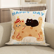 Cute Dog Pillowcase Bedroom Cushion Cover Sofa Cushions Pillows Cover 45x45cm Pillow Case Home Decoration {COVER}