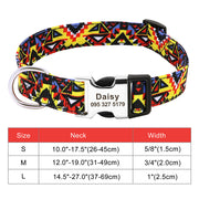 Personalized Adjustable Nylon Dog\Cat Collar