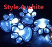 Solar Powered Paw Print Lights--- LED Garden & Pathway Decor