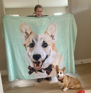 Personalized Pet Blankets  And Winter Warmth Sleeping Blanket