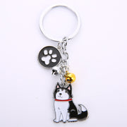 Creative Metal Pet Dog Key Chain Pendant