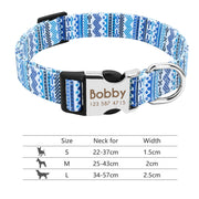 Personalized Adjustable Nylon Dog\Cat Collar