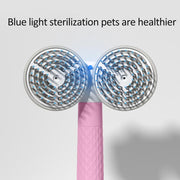 Pet Slicker Brush (Double-headed Negative Ion One-button Self Cleaning Brush)