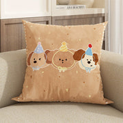 Cute Dog Pillowcase Bedroom Cushion Cover Sofa Cushions Pillows Cover 45x45cm Pillow Case Home Decoration {COVER}
