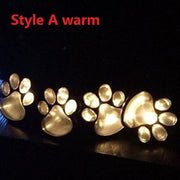 Solar Powered Paw Print Lights--- LED Garden & Pathway Decor