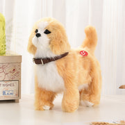 Simulation Dog Toy (That Walks| Barks| Wags Its Tail |And Plays Musicelectric)  With Motion-sensing Capabilities