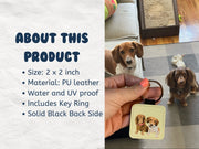 Customized Keychain For Pet Photos Small Pendant
