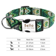 Personalized Adjustable Nylon Dog\Cat Collar
