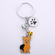 Creative Metal Pet Dog Key Chain Pendant