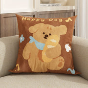 Cute Dog Pillowcase Bedroom Cushion Cover Sofa Cushions Pillows Cover 45x45cm Pillow Case Home Decoration {COVER}