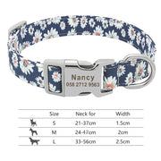 Personalized Adjustable Nylon Dog\Cat Collar