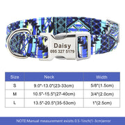 Personalized Adjustable Nylon Dog\Cat Collar
