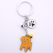 Creative Metal Pet Dog Key Chain Pendant