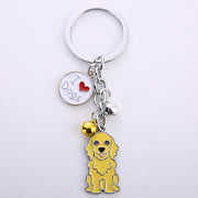 Creative Metal Pet Dog Key Chain Pendant