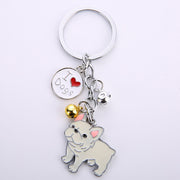Creative Metal Pet Dog Key Chain Pendant