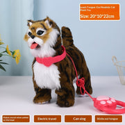 Simulation Dog Toy (That Walks| Barks| Wags Its Tail |And Plays Musicelectric)  With Motion-sensing Capabilities