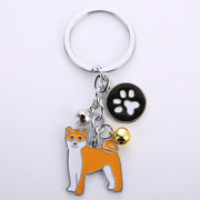 Creative Metal Pet Dog Key Chain Pendant