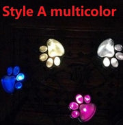 Solar Powered Paw Print Lights--- LED Garden & Pathway Decor