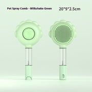 2 In 1 Cleaning Pet Brush Comb With Spray