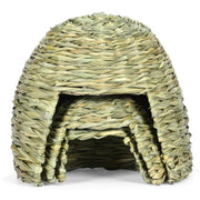 Pet Thatched Hut for Rabbit, Hamster, Hedgehog, Rabbit Nest (Thermal Supplies)( Handmade Straw)