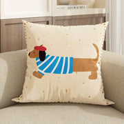 Cute Dog Pillowcase Bedroom Cushion Cover Sofa Cushions Pillows Cover 45x45cm Pillow Case Home Decoration {COVER}