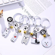 Creative Metal Pet Dog Key Chain Pendant