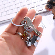 Creative Metal Pet Dog Key Chain Pendant
