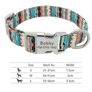 Personalized Adjustable Nylon Dog\Cat Collar