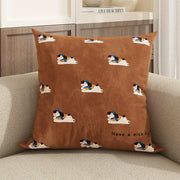 Cute Dog Pillowcase Bedroom Cushion Cover Sofa Cushions Pillows Cover 45x45cm Pillow Case Home Decoration {COVER}