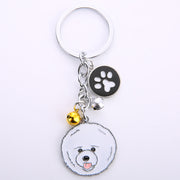 Creative Metal Pet Dog Key Chain Pendant