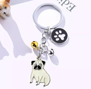 Creative Metal Pet Dog Key Chain Pendant