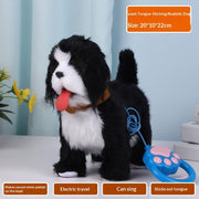 Simulation Dog Toy (That Walks| Barks| Wags Its Tail |And Plays Musicelectric)  With Motion-sensing Capabilities