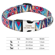 Personalized Adjustable Nylon Dog\Cat Collar