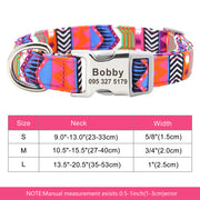 Personalized Adjustable Nylon Dog\Cat Collar