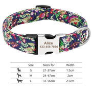 Personalized Adjustable Nylon Dog\Cat Collar