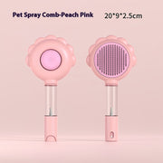 2 In 1 Cleaning Pet Brush Comb With Spray