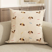 Cute Dog Pillowcase Bedroom Cushion Cover Sofa Cushions Pillows Cover 45x45cm Pillow Case Home Decoration {COVER}
